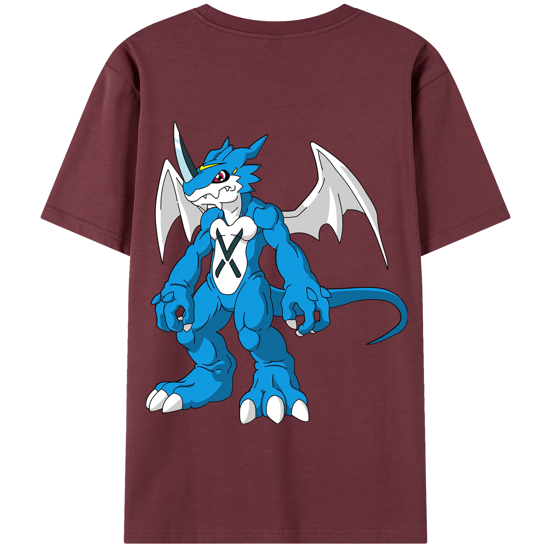 （画像用） Digimon デジタルモンスター/デジモン 綿100％半袖Tシャツ（背面プリント）